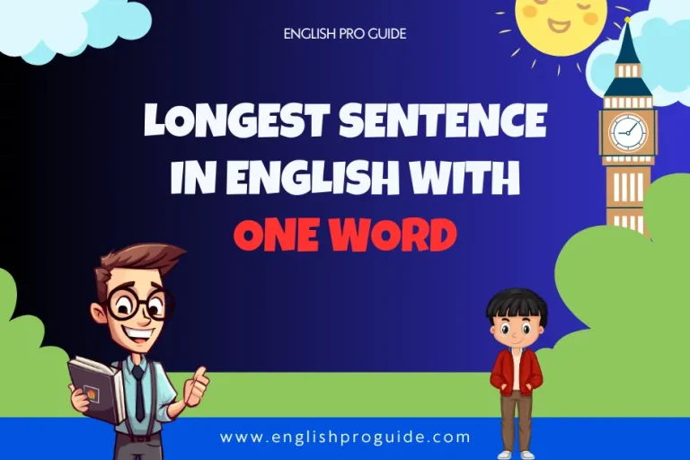 Longest Sentence In English