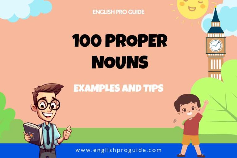 100 Proper Nouns