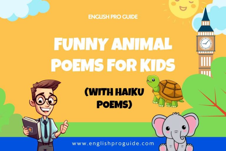 Funny Animal Poems For Kids