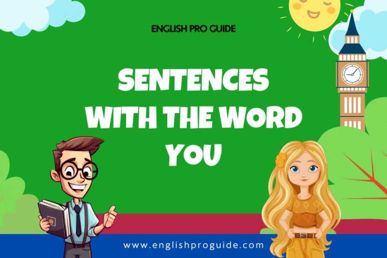 Sentences With the Word You: A Fun Guide For Kids