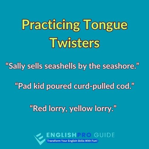 Practicing Tongue Twisters