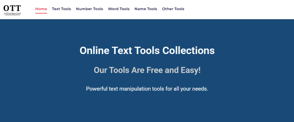 Online Text Tools