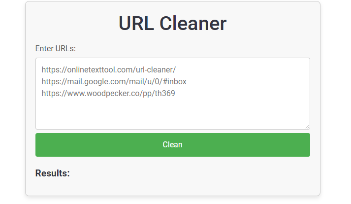 URL Cleaner
